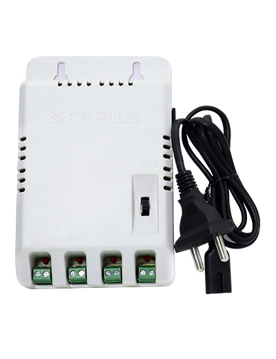 CP Plus 5 Amps 4 Channel Fiber SMPS for CCTV Security Surveillance Camera