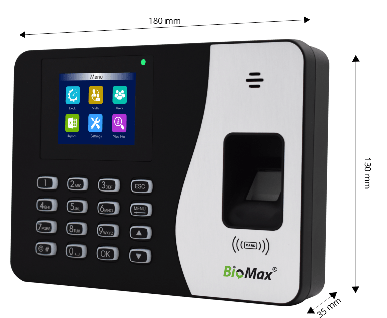 Biomax Fingerprint Time & Attendance N-BM20
