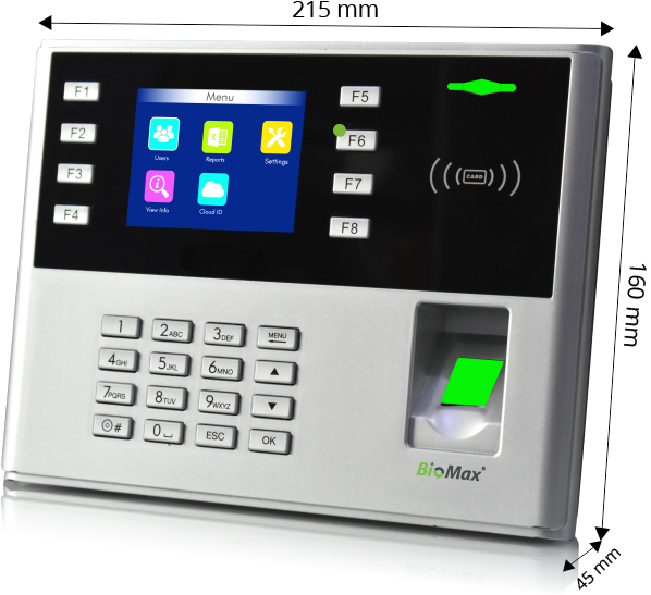 Biomax Fingerprint Advanced Time Attendance & Access Control N-X990