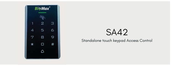 Biomax Standalone Touch Keypad Access Control