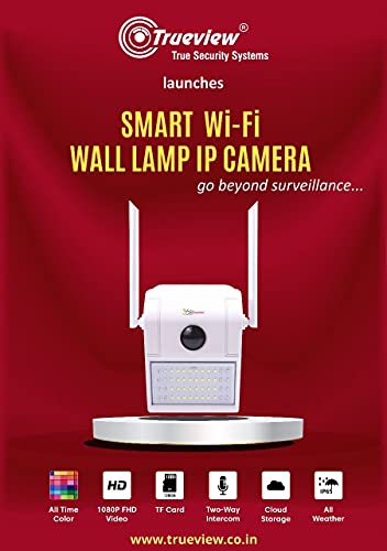 SMART WALL LAMP IP CAMERA