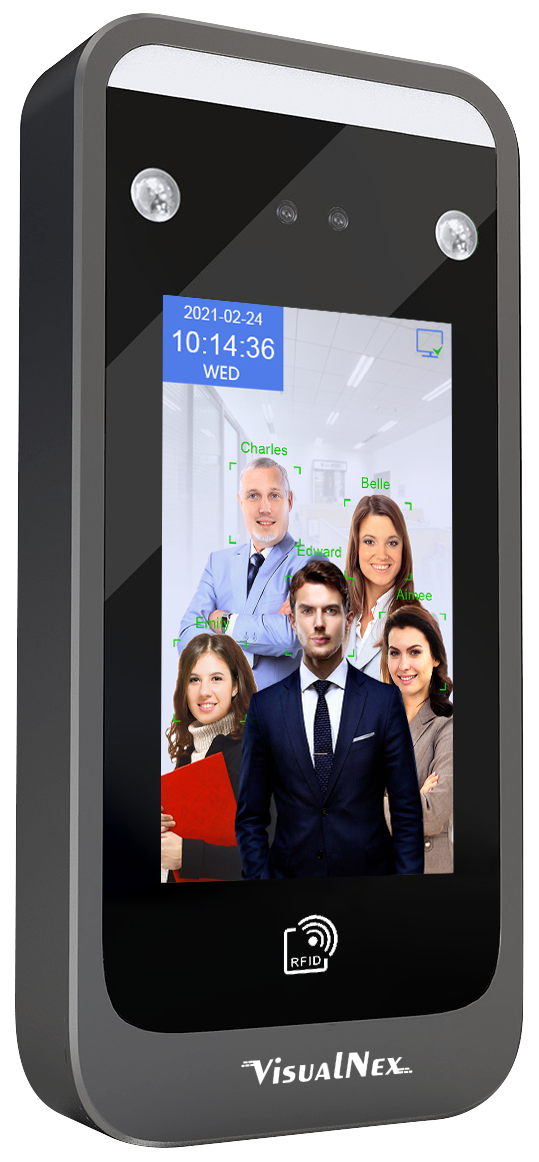 VisualNex AI Face Face+Card Biometric Attendance 