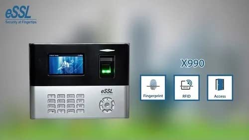 eSSL X990 Standalone Biometric Fingerprint Time and Attendance System